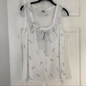 Lauren Conrad Disney Mickey blouse Sz L